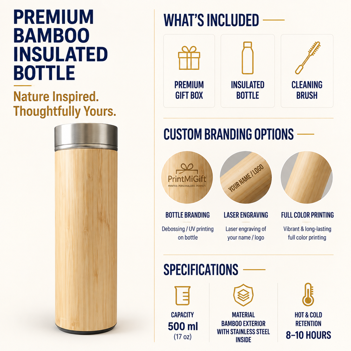 Bamboo Insulated Bottles: The Eco-Friendly Hydration Choice for Everyday Use