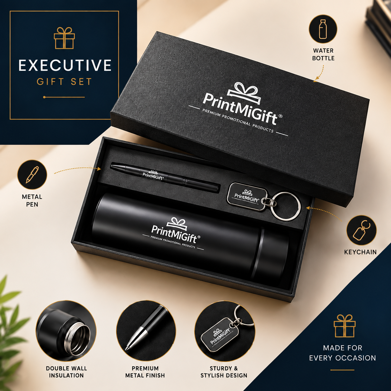 3 in 1│Customized Executive Gift Set