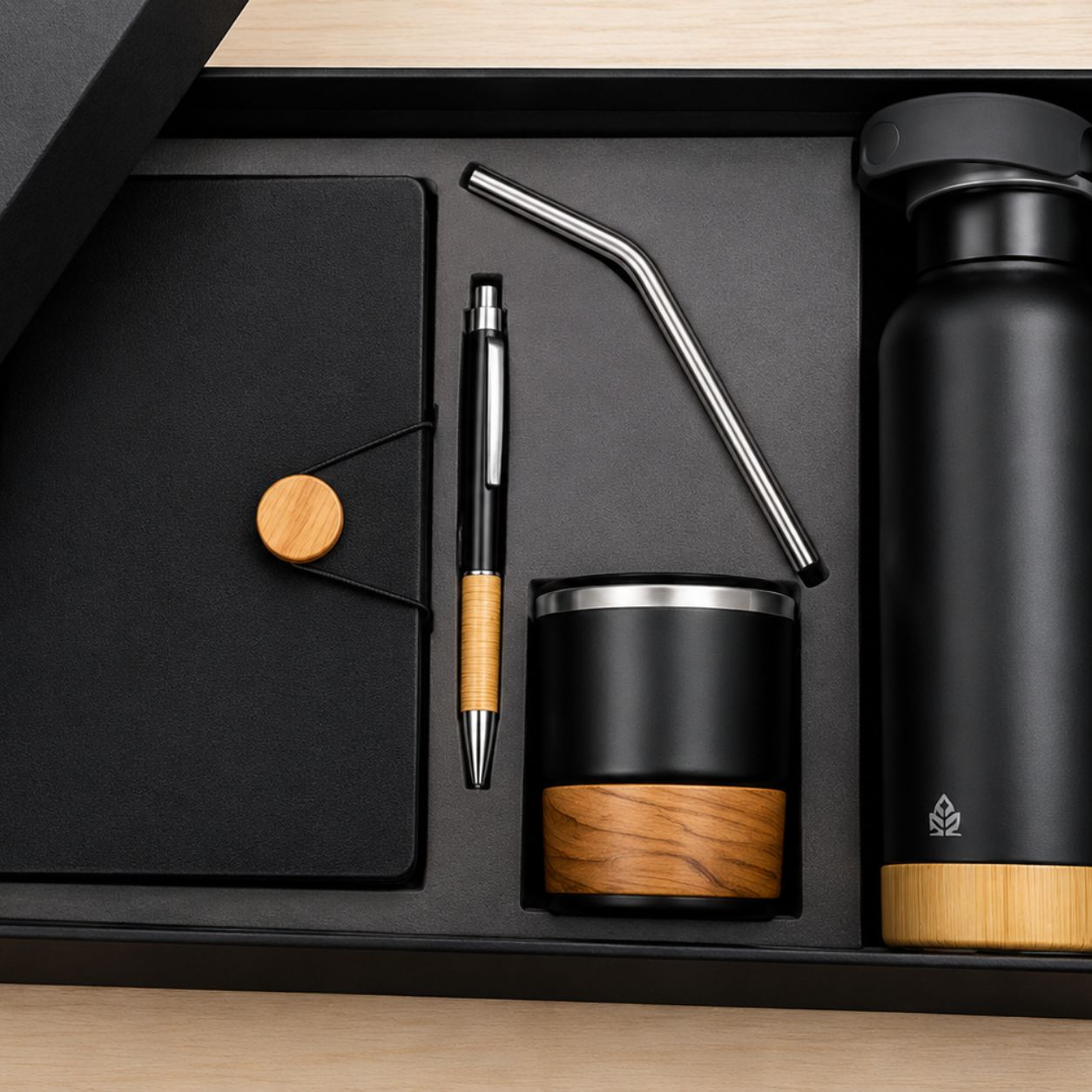4 in 1 Diary Pen & Bottle and & Tumbler Set