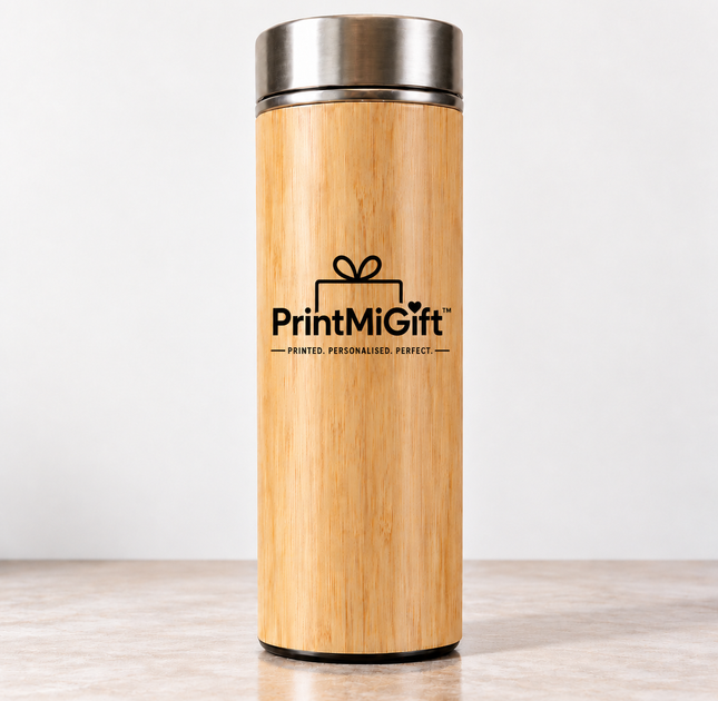 Premium Bamboo Insulated Bottle